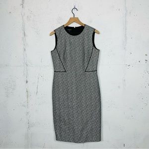 Lafayette 148 NY Tweed Boucle Knit Sleeveless Dress Size 6